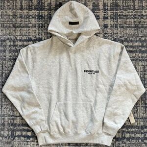 Fear of God Essentials Hoodie FW22 Color Light Oatmeal